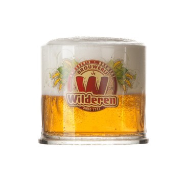 Wilderen Goud bierglas  33 cl.